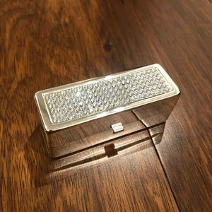 Swarovski Crystal Vintage Lipstick Case with Mirror